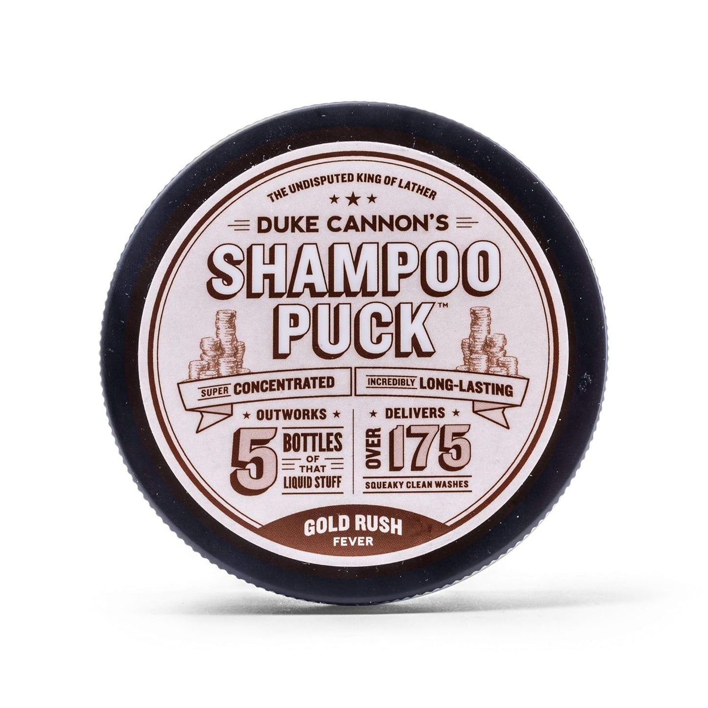 Men'S Shampoo Puck, 4.5 Oz. - over 175 Washes/Sulfate-Free (GOLD RUSH, 4.5 Oz (Pack of 1))