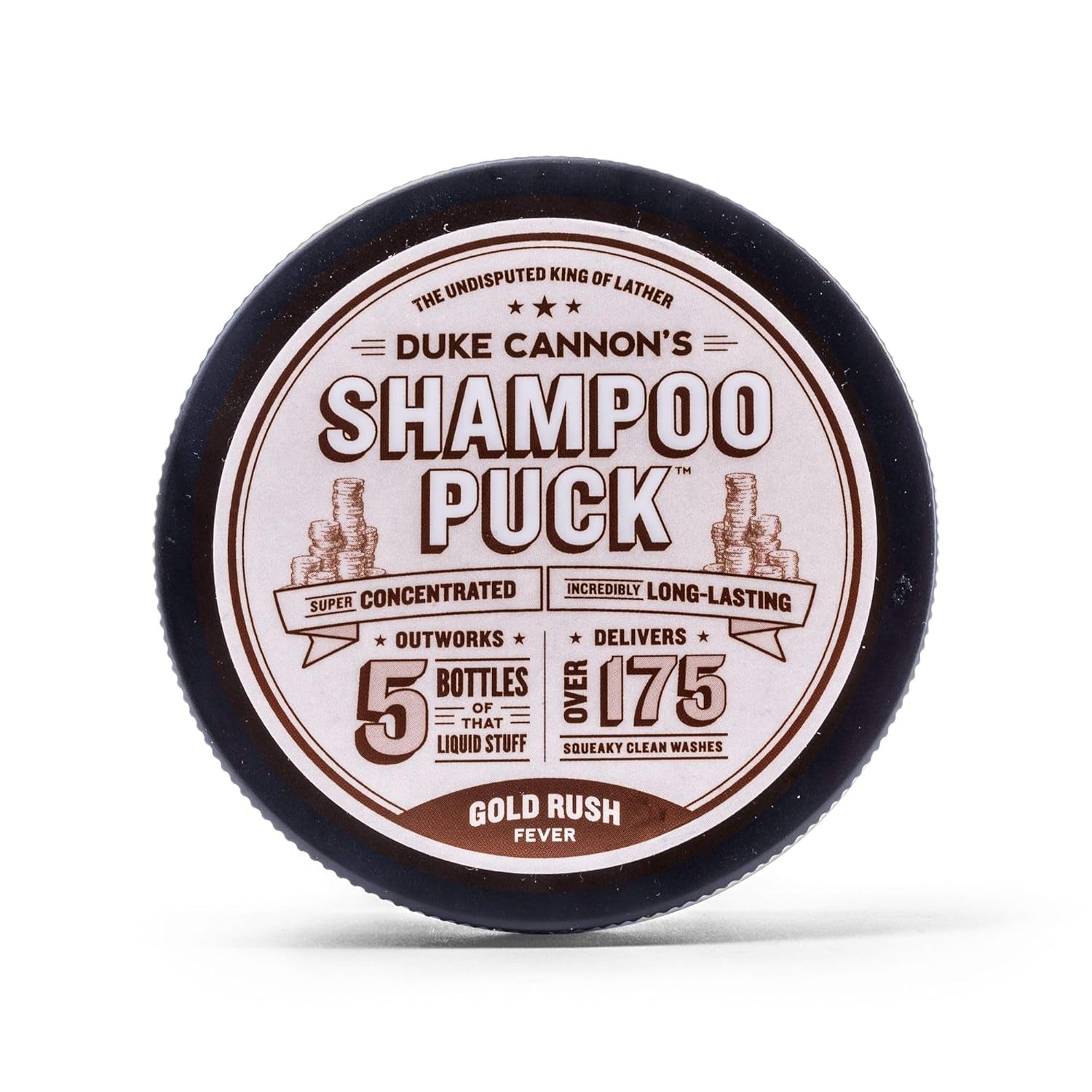 Men'S Shampoo Puck, 4.5 Oz. - over 175 Washes/Sulfate-Free (GOLD RUSH, 4.5 Oz (Pack of 1))