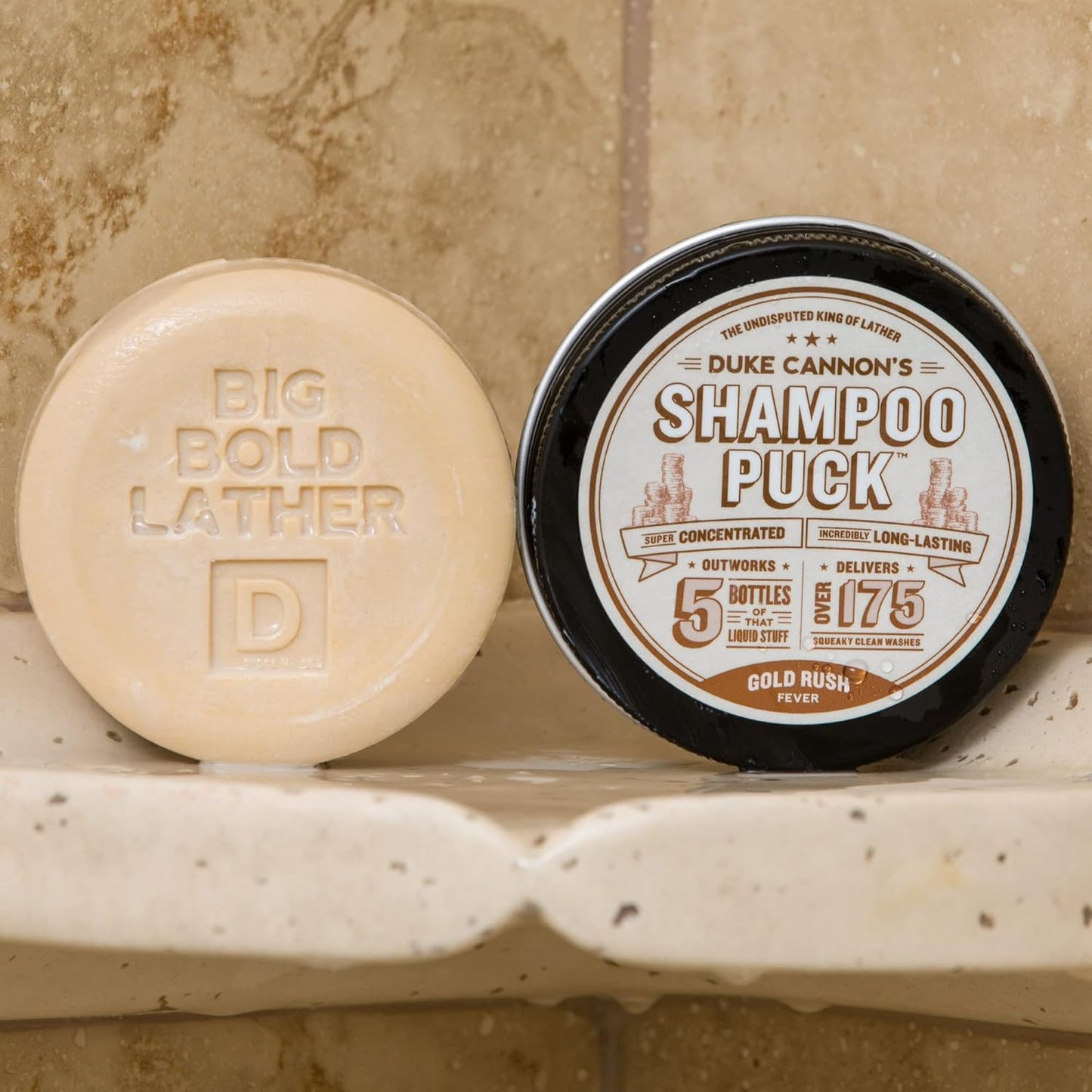 Men'S Shampoo Puck, 4.5 Oz. - over 175 Washes/Sulfate-Free (GOLD RUSH, 4.5 Oz (Pack of 1))